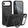 Applicable To iPhone17Pro Max Magnetic Mobile Phone Case Junshen Apple 16 Folding Bracket Anti-drop Mobile Phone Protection