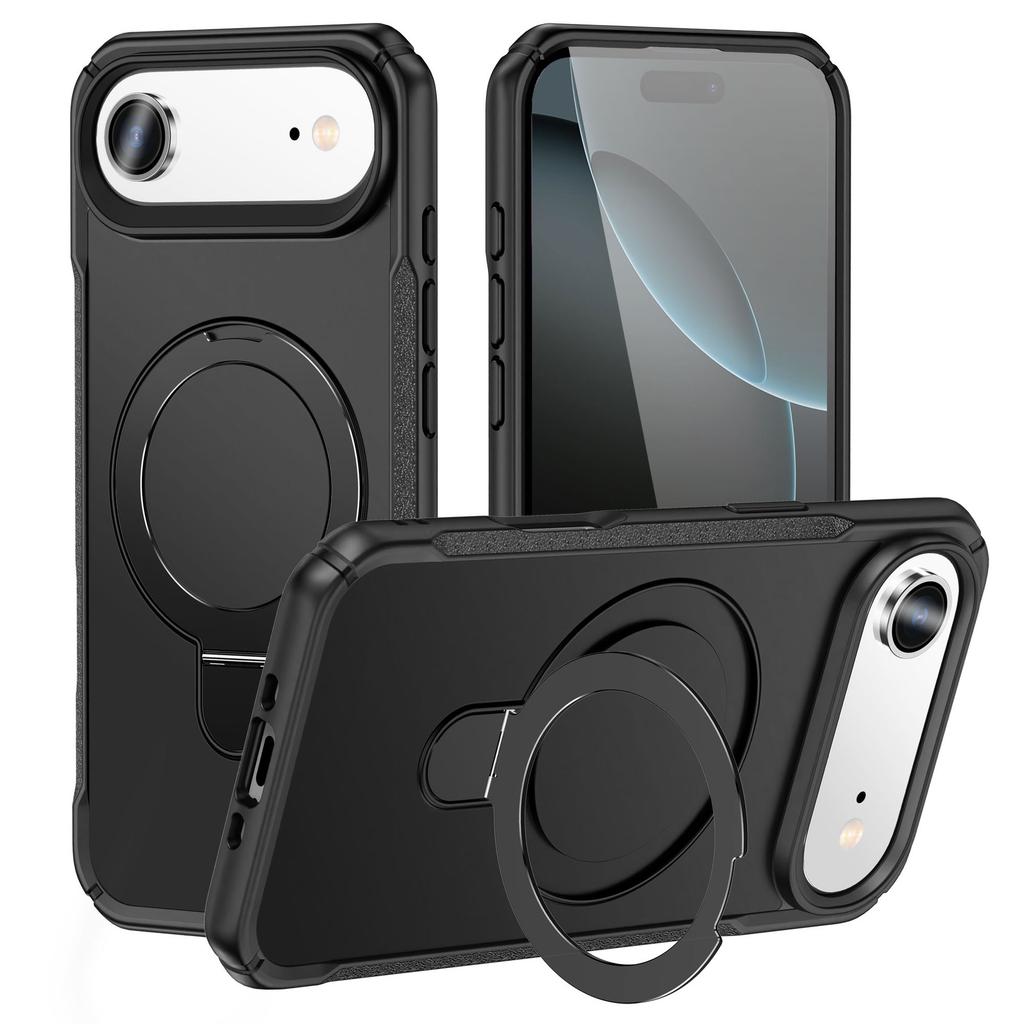 Applicable To iPhone17Pro Max Magnetic Mobile Phone Case Junshen Apple 16 Folding Bracket Anti-drop Mobile Phone Protection