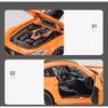 1/24 Benz GTR Alloy Model Car Toy Diecasts Casting Sound and Light Car Toys for Children Vehicle