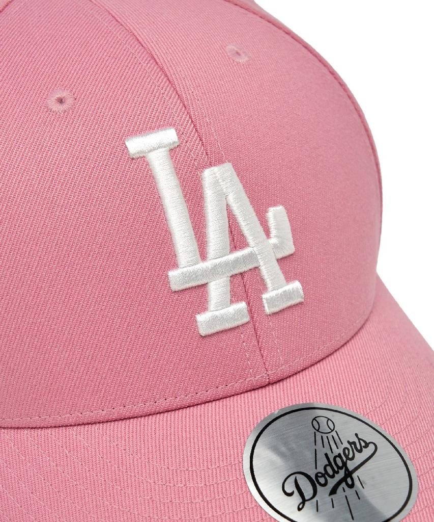 Emelbi Signature Cursive Structure Ball Cap La (Pink)