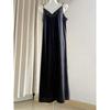 European and American Single Loose Type Linen Blend Lazy Feeling Women Clothes Summer Sling Dress