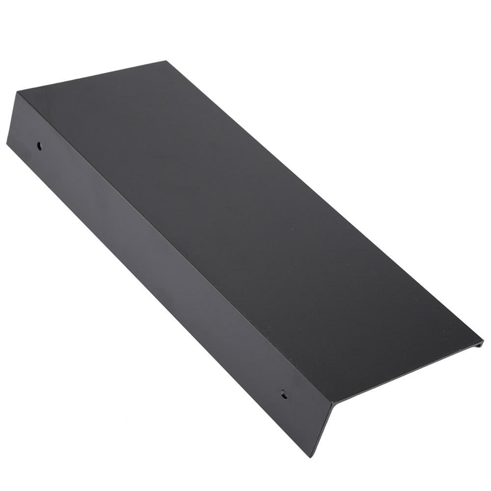 Black Bathroom Single layer Space Aluminum Matte Rack Shelve