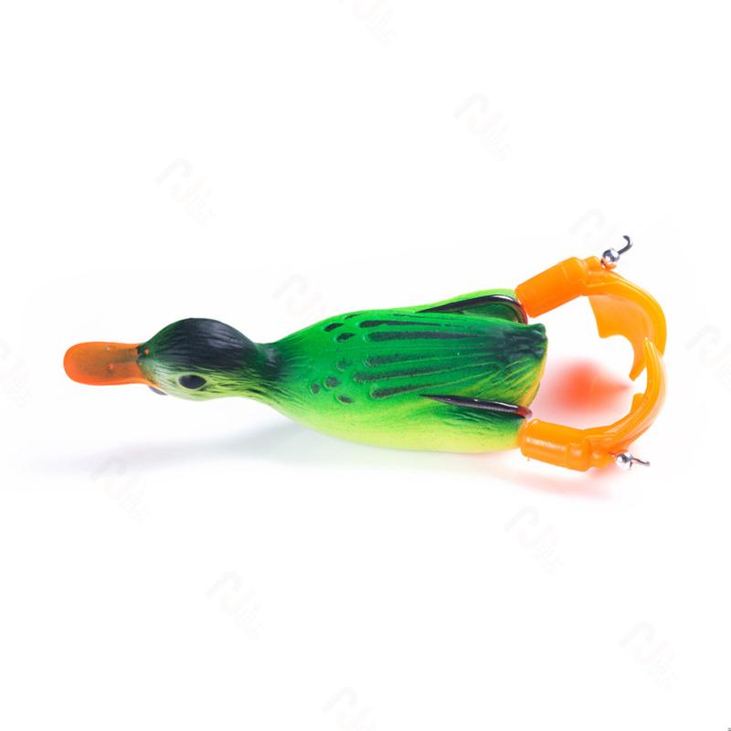 Neu! 8,5 cm 12 g Köder, rotierender schwimmender Weitwurf, Simulation zweibeiniger Enten-Angelköder, Bionic