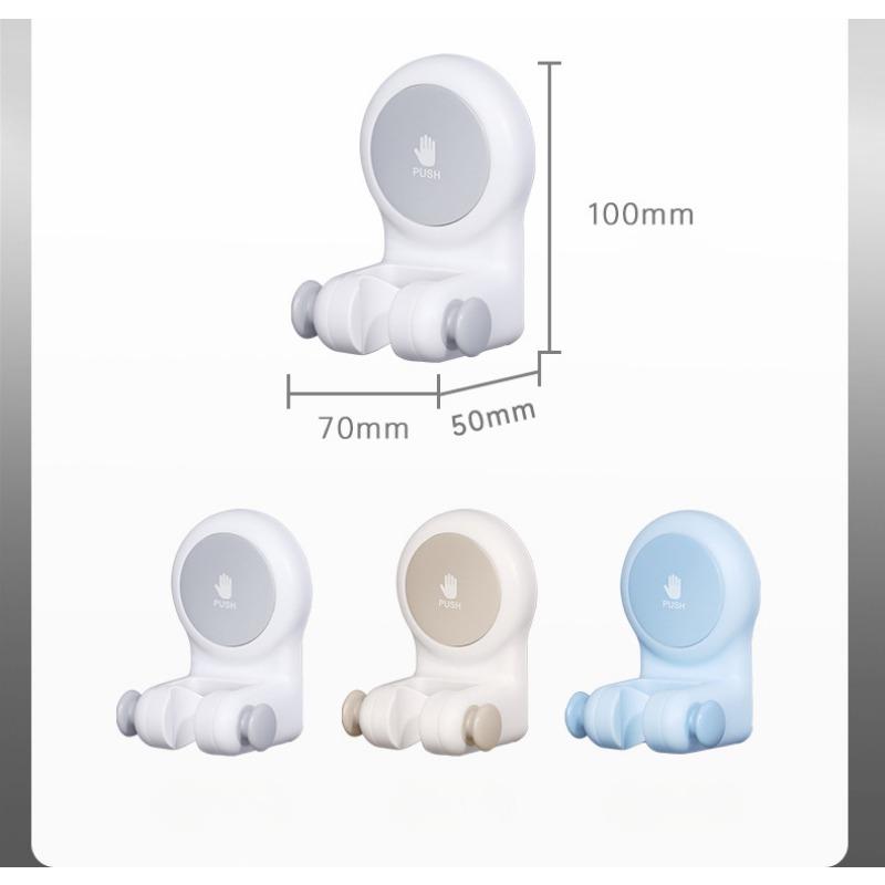 Universal showerhead holder, bathroom suction cup bracket, non drilling movable showerhead base