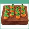 Morbido Giocattolo per Animali a Forma di Carota con Funzione da Masticare per Alleviare l'Ansia