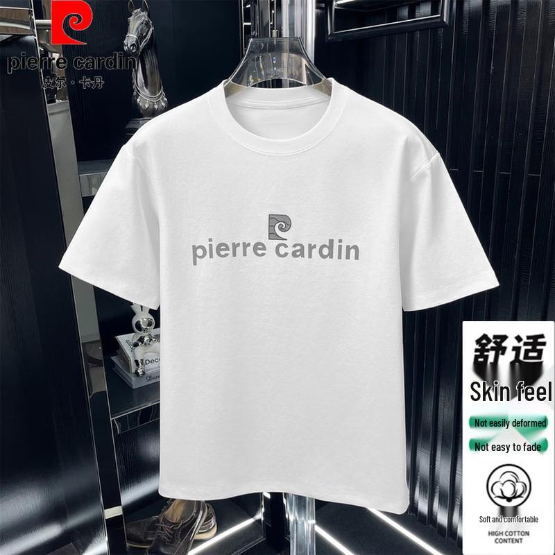 

Pierre Cardin Men s Letter Print Short Sleeve T-Shirt M