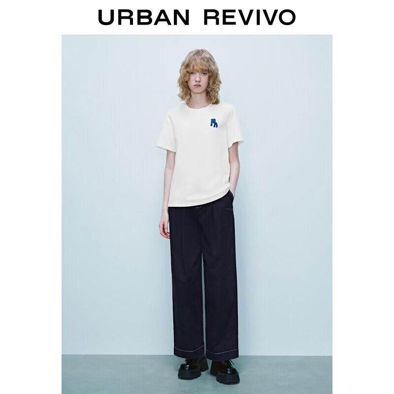 UR2026 Women s Urban Creative Pattern Cotton T-Shirt S