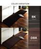 IKEHIKO Universe Bamboo Mat, Solid Color, Bamboo Core, Dark Brown, Approx. 50 x 250cm, Cool, Threadless Type #5302520