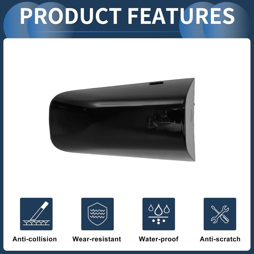 Front Left Door Handle Cover for Land Rover Range Rover 2011-2019 No.LR048299 ABS Black, 1 Pc