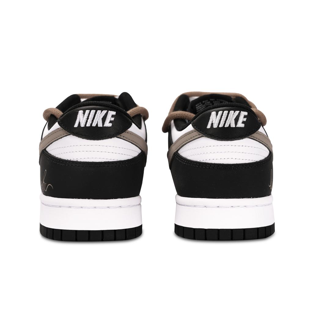 Nike Dunk Black White, Deconstruction Love Letter Leather Abrasion Resistant Slip Resistant Low top Skateboard Shoes HF5441-100(Team887-)