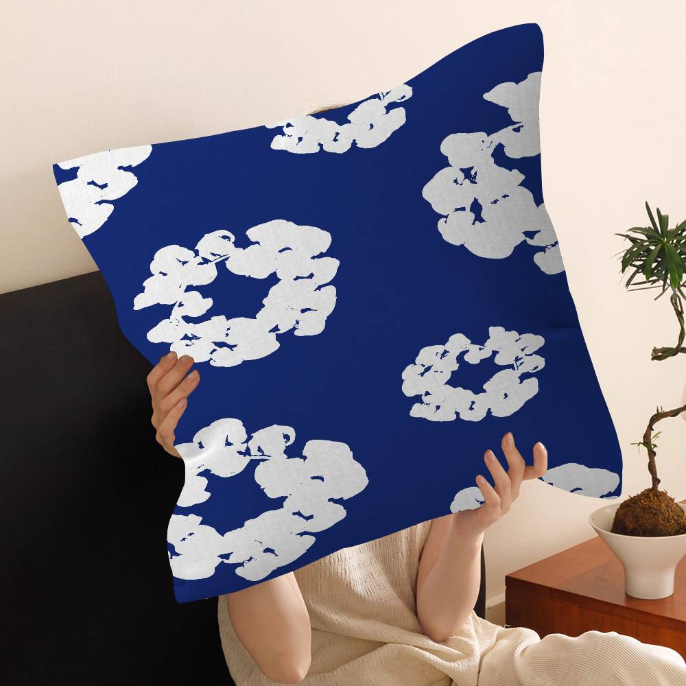 Luxus D-Denim T-Tears Kissenbezug Auto Dekokissenbezug Für Sofa Auto Weihnachtsgeschenk 40x40cm 45x45cm