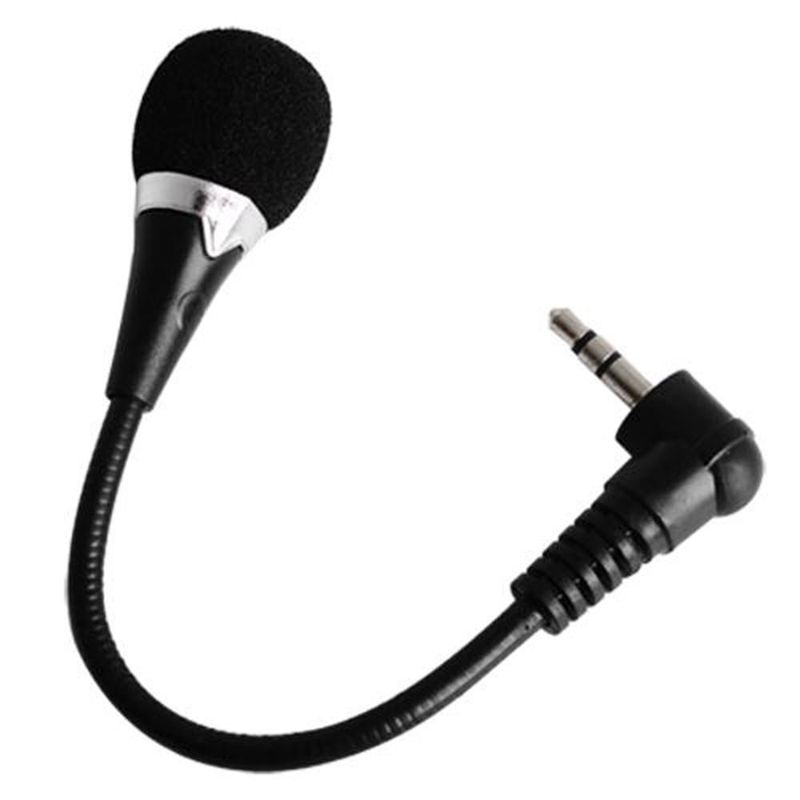 Wired Stereo Audio High Quality Mobile Phone for Laptop PC Small Computer Desktop Black Plug Mic Microphone Mini