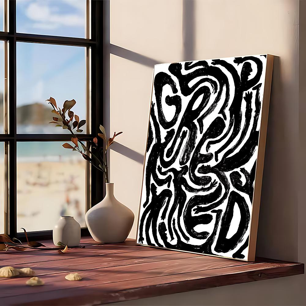 Gambar Abstrak Lind Poster No Framed Poster Kraft Club Bar Paper Vintage Poster Wall Art Painting Bedroom Study Stickers