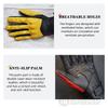 Men Women Leather Motorcycle Gloves Breathable Perforated Riding Touchscreen Compatible Anti-Slip
