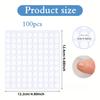 500pcs/100pcs Waterproof Double-Sided Adhesive Dots - Removable, No-Residue Round Stickers for Office, Holiday Decor & Party Use