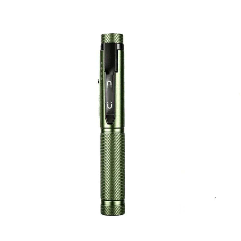 Magnetic Base LED Inspection Light Portable Waterproof UV Flashlight USB Charging Clip-on Mini Flashlight Outdoor Enthusiasts