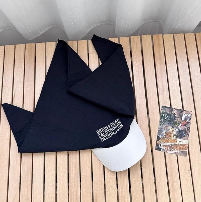 Korean Fashion Women Cotton Head Bandana Scarf Visor Hat Wide Brim Sunhat Female Summer Beach UV Protection Beach Sun Hats 2026