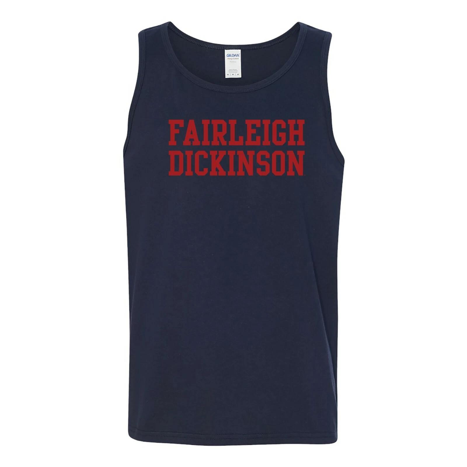 Fairleigh Dickinson University Knights/Devils Basic Block Tank Top - Navy M