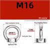 304 Stainless Steel Lifting Eye Nut - Round, Triangular Lug Nut Ring Cap