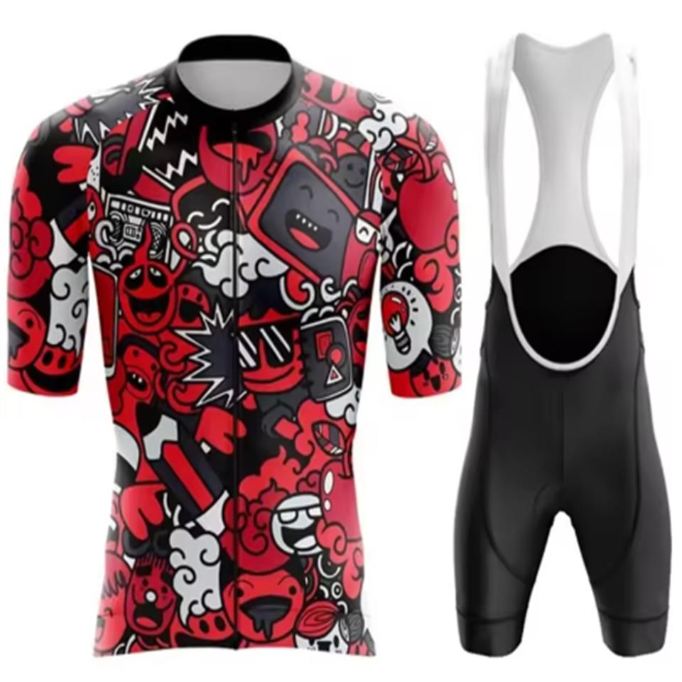 2026 Herren Radsportbekleidung Besser tragen Regenbogen Team Radtrikot Kurzarm Radbekleidung Sommer Rennrad Sets