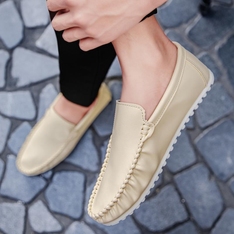 2025 Summer Classic Penny Loafers Men Boat Shoes Lightweight Man Moccasins Leather Slip On Flats Luxury Casual Driving Shoes