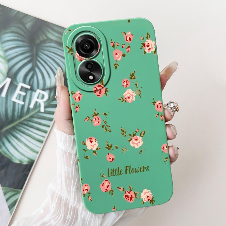 For Oppo A78 4G Case CPH2565 New Fashion Candy Painted Back Cover Shockproof Phone Case For Oppo A78 A 78 OppoA78 4G Soft Fundas