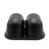 Black Auto Meter Gauge Pillar Bracket Dual Meter Dash Mount Pod Bezel Holder for 2 Inch Vehicle Gauges Kit