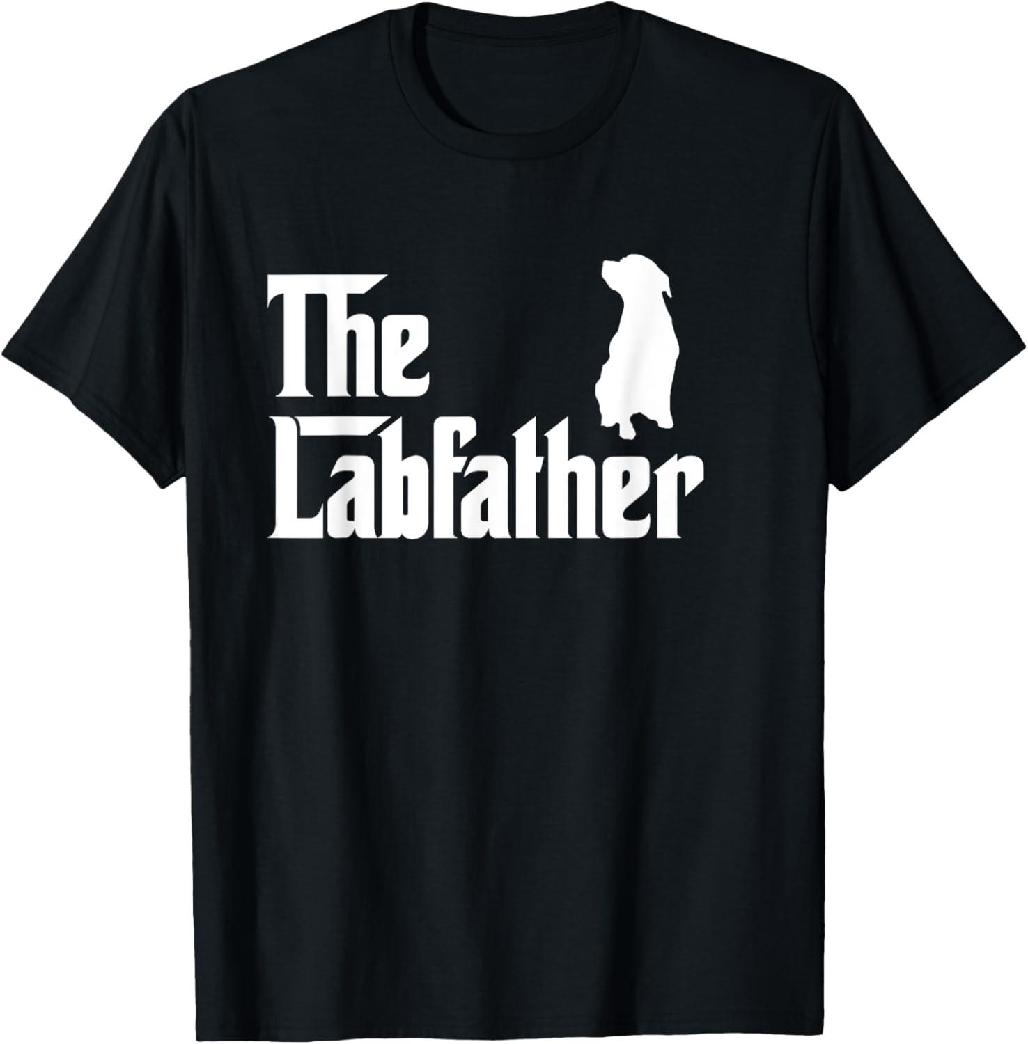 The Lab Father T-Shirt Funny Labrador Dad Gift Shirt S разноцветный