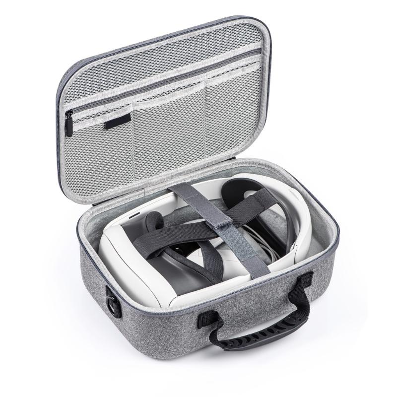 Travel Case for Quest3 VR Headsets Controllers Hard Carrying Case Handbag Bag Protective Storage Box
