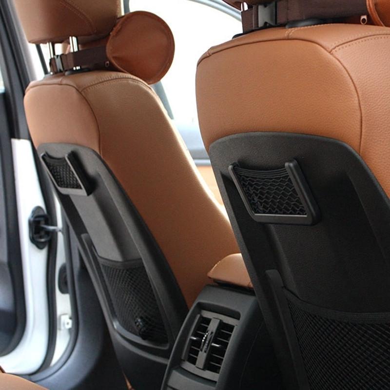 Universal Car Mesh Pocket Organizer - Multifunctional Phone Holder & Interior Storage