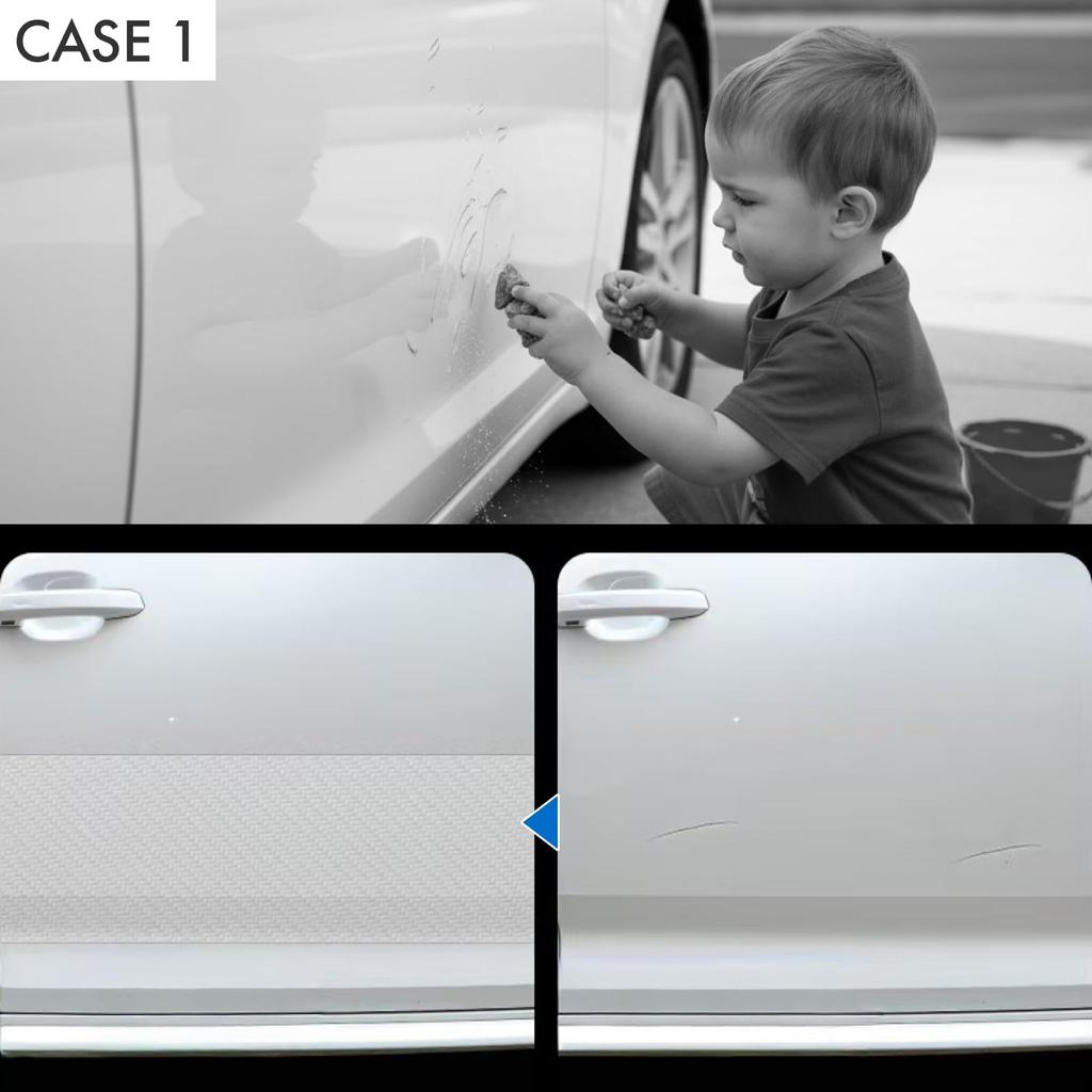 Broadwatch Protection 5m Protector Car Waterproof 7cm Width Film, Length, Film, Tape, (Transparent / / 2-Pack)