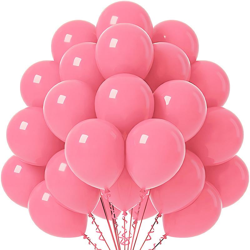 20-Pack 10-Inch Solid Color Balloons for Birthday, Wedding, or Event Decoration