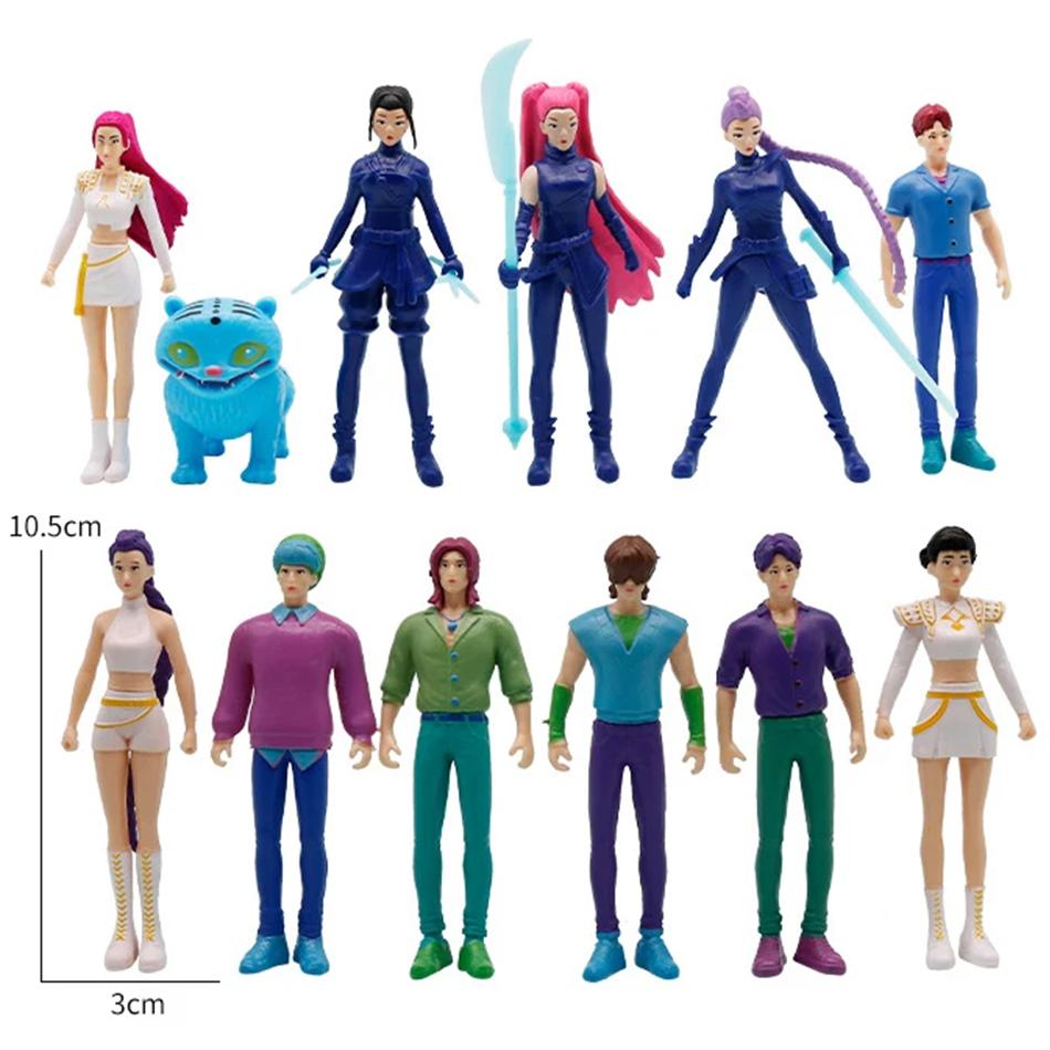 5-12pcs Witch Hunt Star Handmade Game Accessories Cute Doll Mini Handmade PVC Model Desktop Ornament Birthday Gift