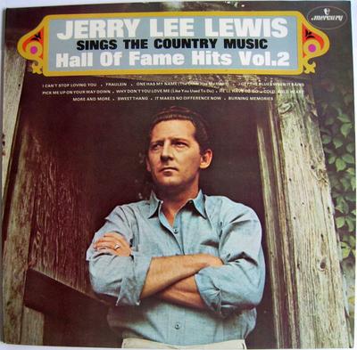 LP Record JERRY LEE LEWIS  Sings The Country Music Hall Of Fam 20158SMCL Mercury 1969 UK CountryFolk Used