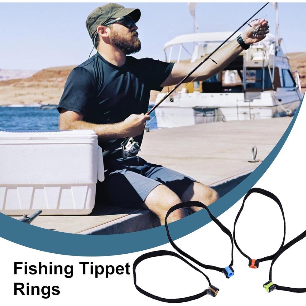 Fishing Reel Belt, Fishing Equipment Threading Device, 4-piece Portable Elastic Small Tool Threading Device Wire Lead