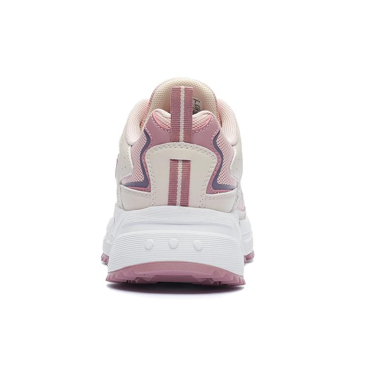 New LiNing Coverage Thermal Slip Resistant Low Top Skateboard Shoes Women's Light Gray Pink ARLQ004-6
