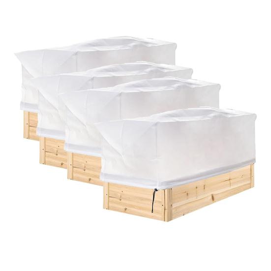Yousheng Rectangular Planter Box Cover Winter Freeze Protection Cover with Drawstring Planter Box Frost Protection Cover for Raised Bed Outdoor Plants