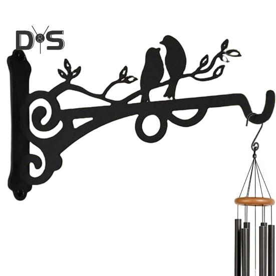 Wand-Pflanzenaufhänger, metallbeschichteter Wandhaken, rostfreie Halterung für den Innen- und Außenbereich zum Aufhängen von Pflanzen, Windspiel, Laterne, Vogelhäuschen