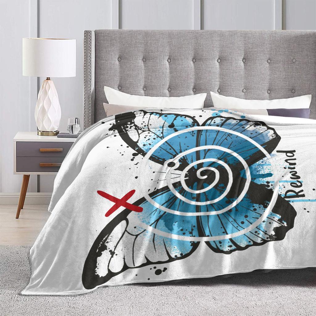 Rewind Life is Strange Blanket Cover   Flannel Throw Blanket Summer Air Conditioning Decoration Soft Warm Bedsprea