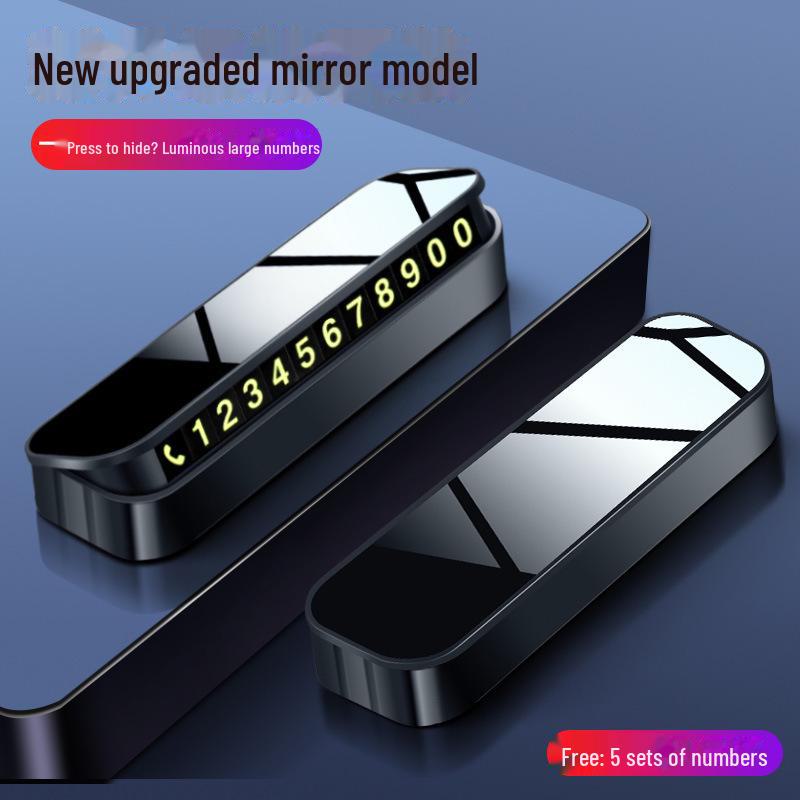 

Скрытый светящийся временный знак парковки для салона автомобиля