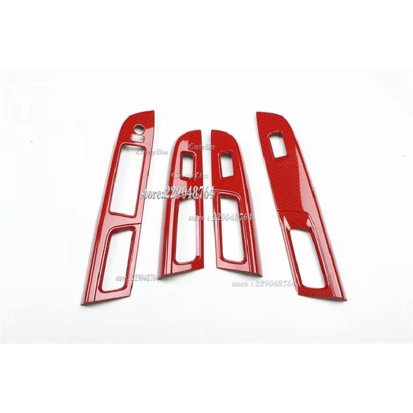 LHD RHD For subaru WRX WRX STi 2014- ABS Window Switch Panel Cover Trim Armrest Panel Lift Button Decoration Styling