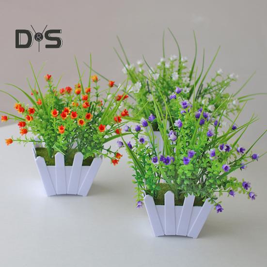 Flor artificial de plástico requintado bonsai realista decorativo falso bonsai