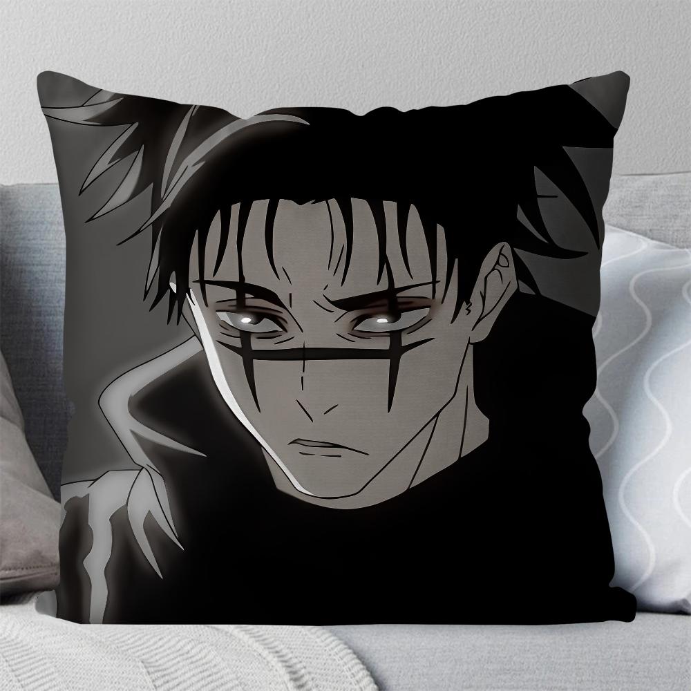 Choso Jujutsu Kaisen Anime Pillow Case Square Pillow Bedroom Sofa Leisure Comfort Cushion Car Living Room Home Decoration 40X40