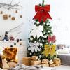Sparkling Glitter Christmas Bowknot XmasTree Hanging Ornaments Wedding Holiday
