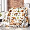 Western Cowboy Theme Home Customize Your Name Blankets Comfortable Soft Portable Allseason Multipurpose Blanket For Picnics Sofas Offices Beds Living