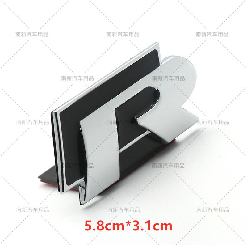 hsvrd1 2026 Hot For VOLKSWAGEN VW 3D Metal R Rline Emblem R line Badge Body Sticker For Volkswagen Golf Tiguan Touareg Polo GTI CC Pass