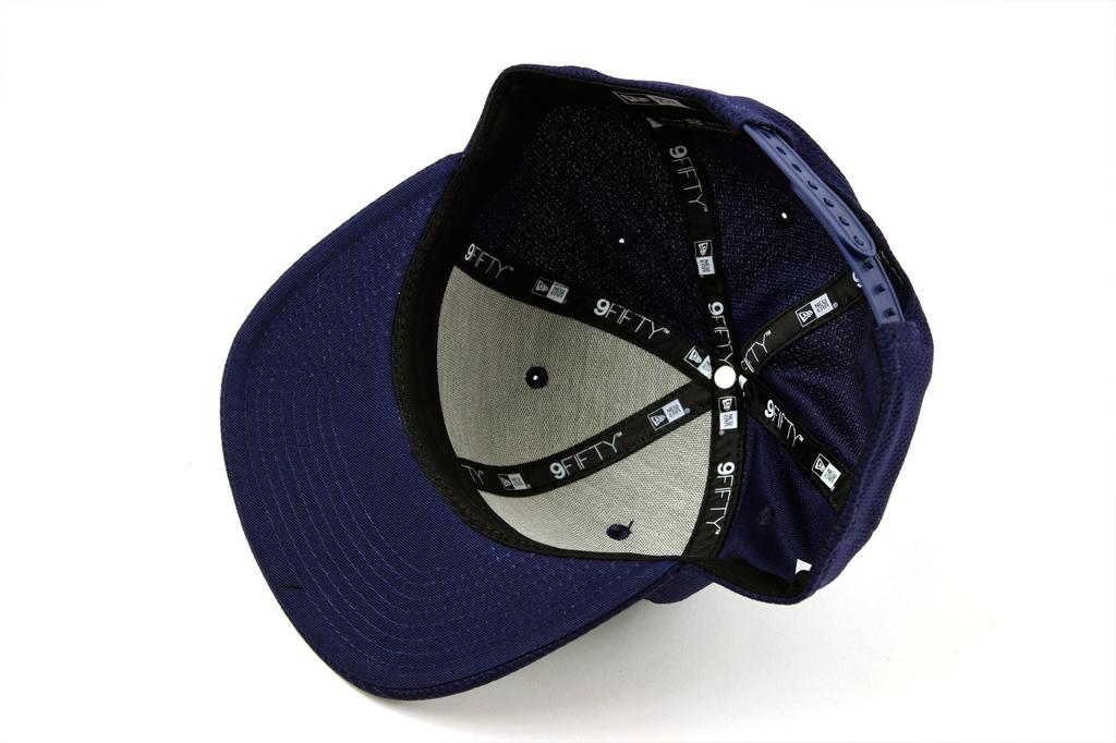 New Era Diamond Era True Navy Snapback Flat Cap for Men and Women