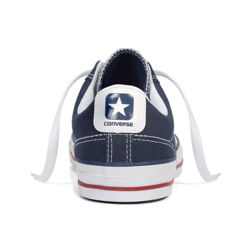 Converse Star Player 76 Comfortable and Stylish Low-Top Canvas Shoes Unisex Blue & White