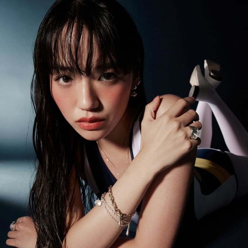 

Hustad HUSTAD 214 BRACELET_ 925 silver / 14k gold bracelet Gold Medium