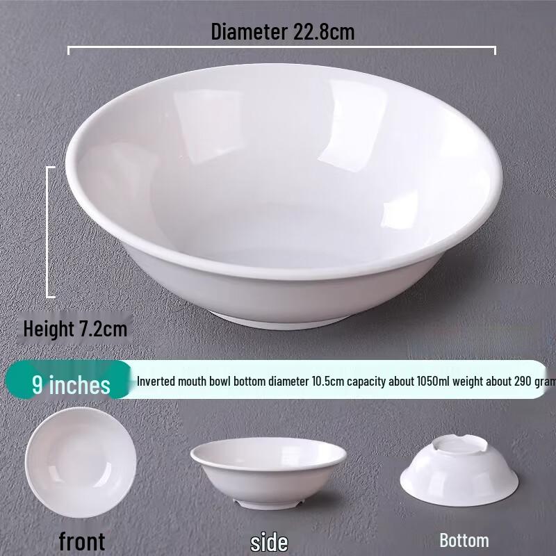 Melamine Noodle and Soup Bowl